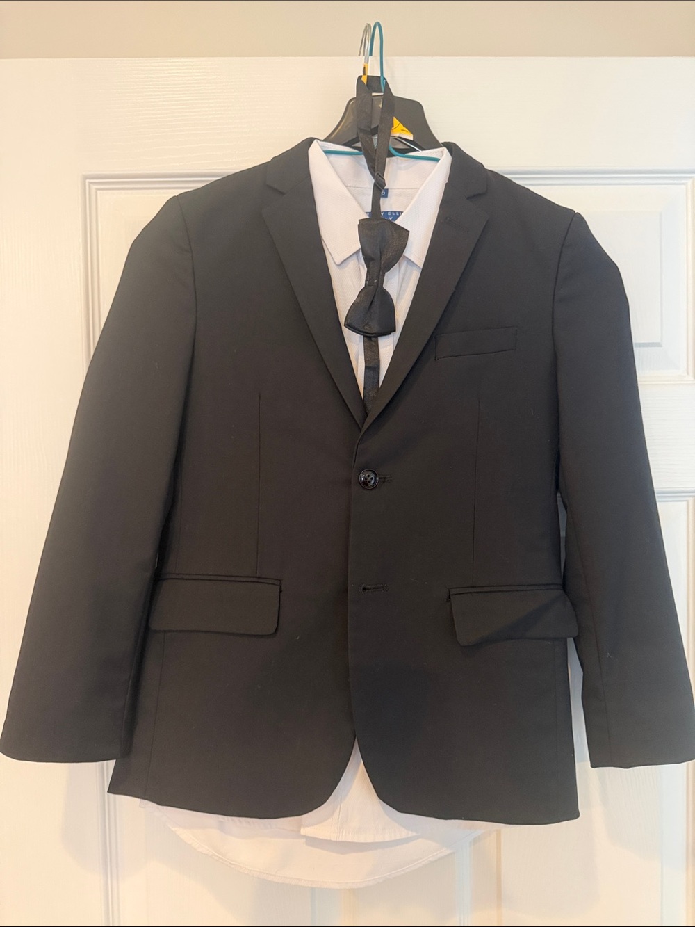BOYS PERRY ELLIS Black Two-Button Suit SET! WORN 1 time!!!!